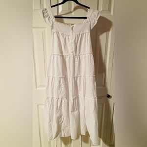 Old Navy White Maxi Dress